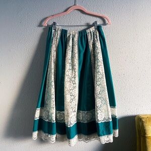 Vintage Velvet midi skirt from the 1970